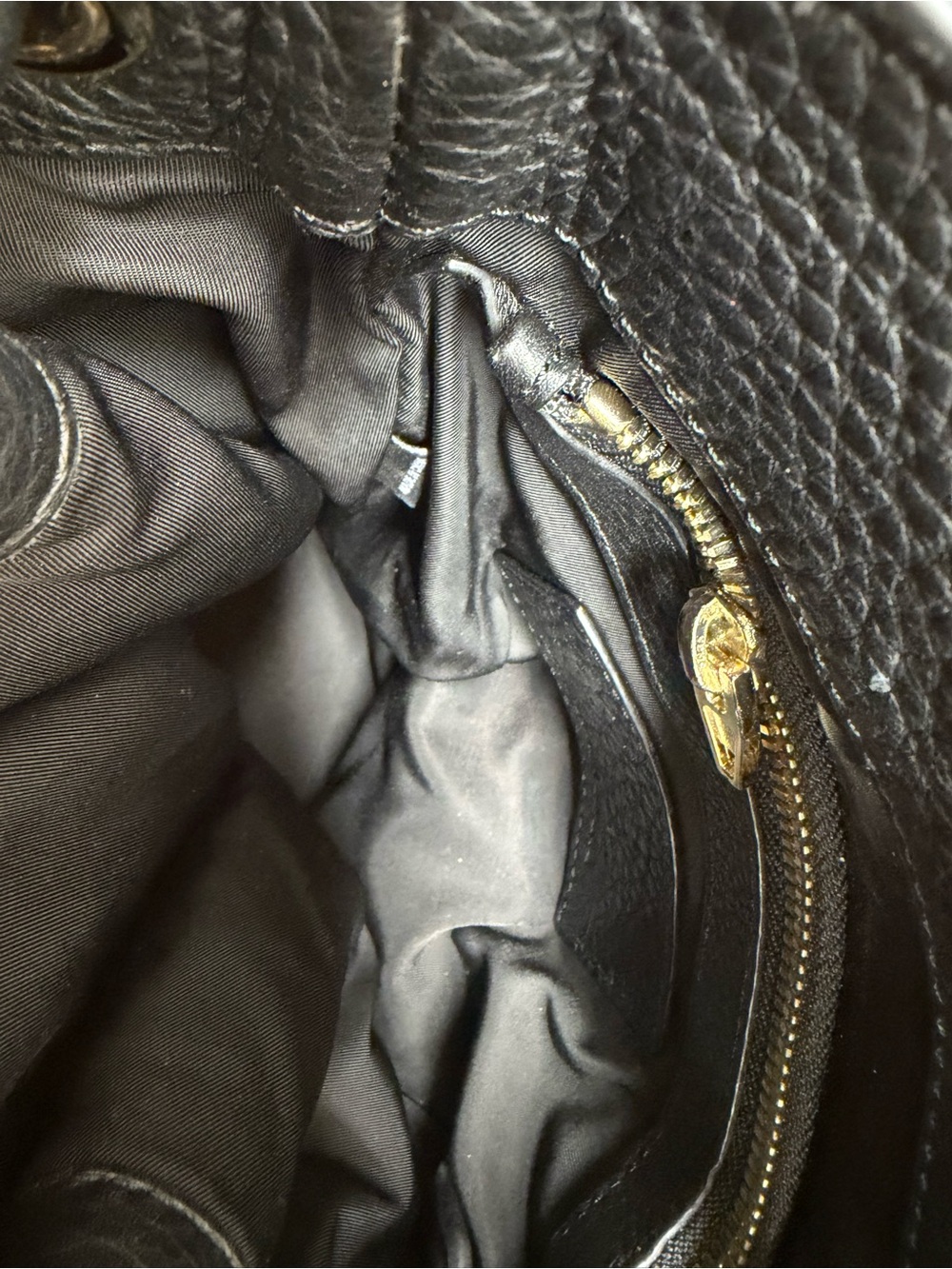 Alexander Wang Diego Black Pebbled Leather Studded Bucket Crossbody Bag - Picture 8 of 13